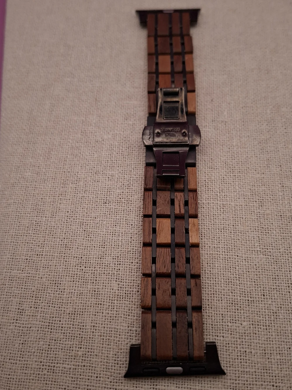Jord Men's Wooden Link Apple Watch Band  in Brown